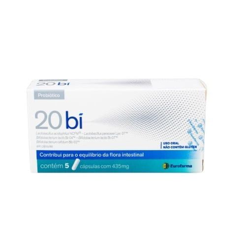 Regulador Intestinal 20Bi com 5 Cápsulas