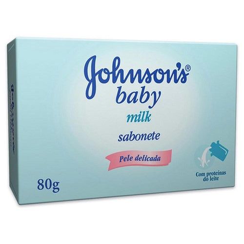 Sabonete em Barra Milk Johnson & Johnson Baby 80g