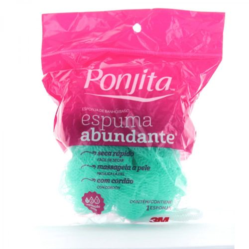 Esponja para Banho Espuma Abundante Ponjita com 1 Unidade
