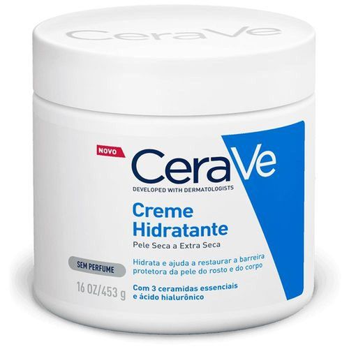 Creme Hidratante Corporal para Pele Seca e Extra Seca CeraVe 453g