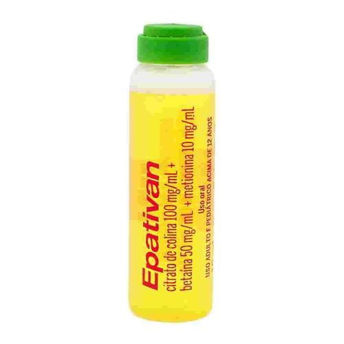 Epativan 100mg/ml + 50mg/ml + 10mg/ml Solução de Uso Oral com 48 Flaconetes com 10ml