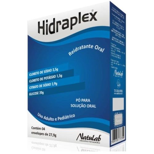 Hidraplex Pó para Solução de Uso Oral Sabor Natural com 4 Envelopes com 27,9g