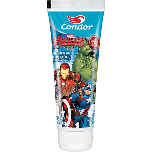 Creme Dental Vingadores Gel Condor 100g