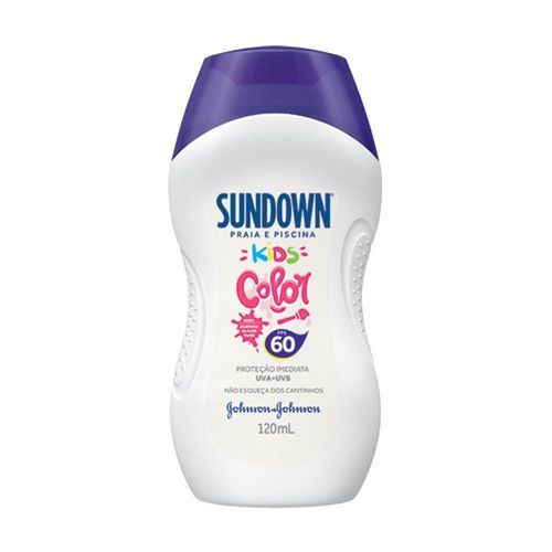 Protetor Solar Loção Fps 60 Tutti Frutti Sundown Kids Color Frasco 120ml