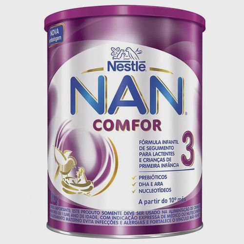 Fórmula Infantil em Pó NAN Comfor 3 800g