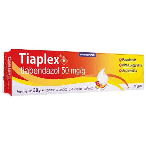Tiaplex 50mg/g Pomada de Uso Dermatológico Bisnaga 20g