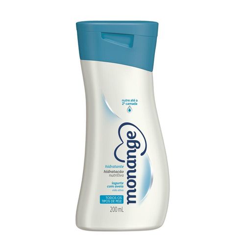 Hidratante Corporal Monange Vida Ativa Iogurte com Aveia 200ml