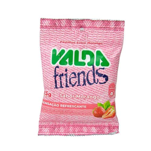Pastilha Friends Sabor Morango Valda com 10 Sachês 25g