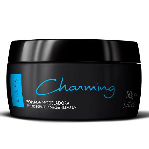 Pomada Modeladora Black Efeito Matte Charming 50g