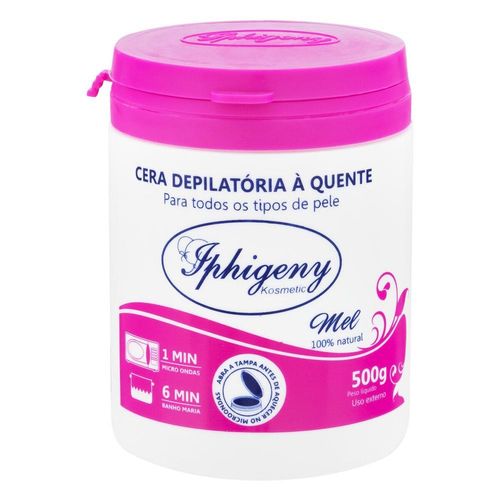 Cera Depilatória Iphigeny Quente Elástica Mel 500g
