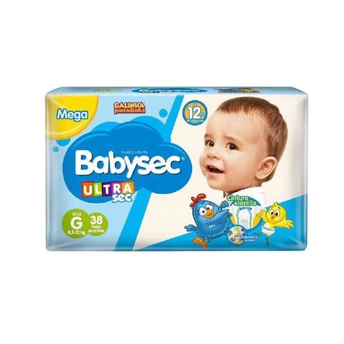 Fralda Babysec G Ultrasec com 34 Unidades