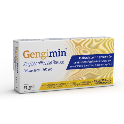 Gengimin 160mg com 15 Comprimidos Revestidos
