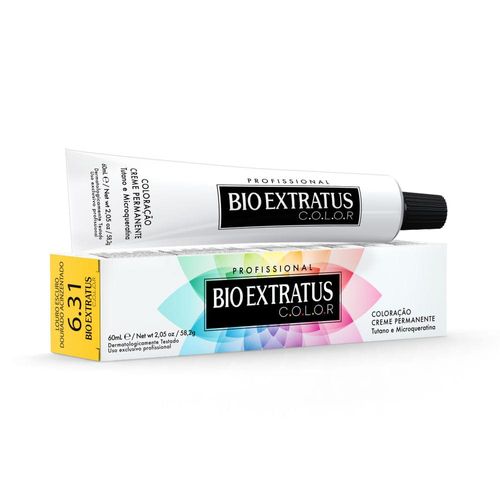 Creme Individual Bio Extratus Color 6.3 Louro Escuro Dourado 60ml