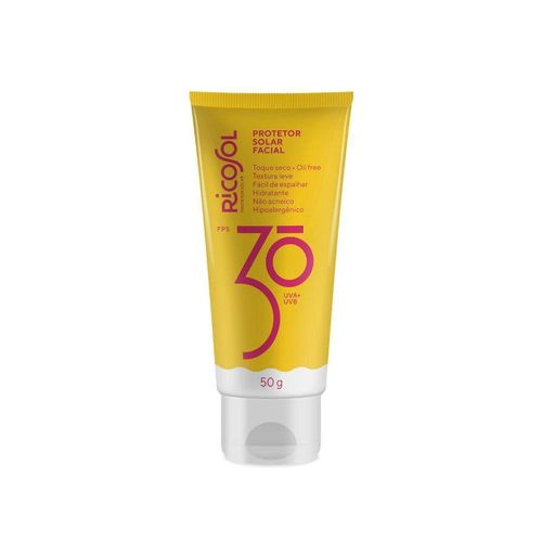 Protetor Solar Facial Anasol Ricosol FPS 30 Oil-Free 50g