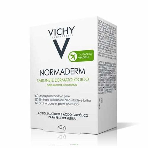 Sabonete para Limpeza Facial Vichy Normaderm 40g