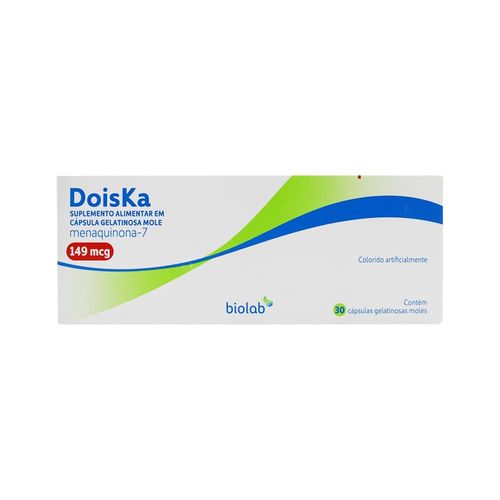 Suplemento Doiska 149mcg Biolab Sanus com 30 Cápsulas Gelatinosas Moles