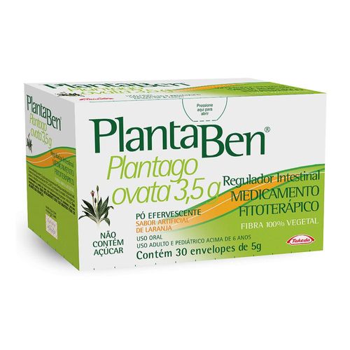 Plantaben 3,5g Pó Efervescente com 30 Envelopes com 5g
