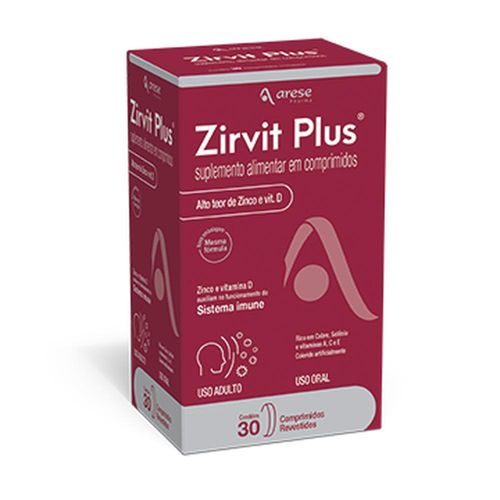 Zirvit Plus com 30 Comprimidos Revestidos