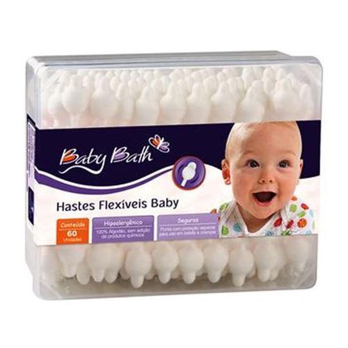 Hastes Flexíveis Baby Bath com 60 Unidades