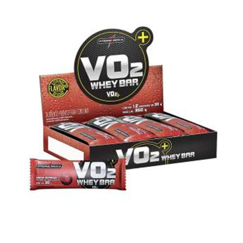 Vo2 Protein Bar Barra Sabor Morango 360g