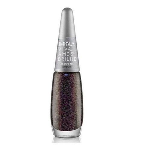 Esmalte Impala Glitter 3D Viva Ame & Brilhe! na Mira 3D 7,5ml