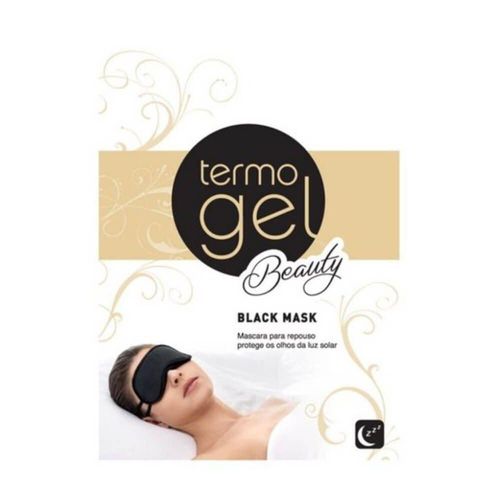 Termogel Máscara Facial para Repouso Black com 1 Unidade