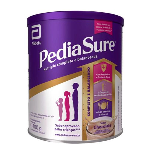 Suplemento Infantil Pediasure Sabor Chocolate 400g