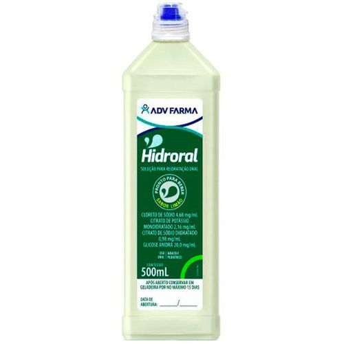 Hidroral Solução de Uso Oral Sabor Limão 500ml