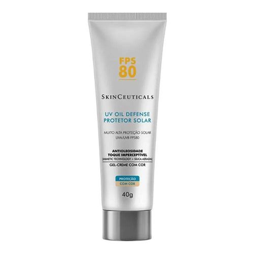 Protetor Solar Facial Skinceuticals FPS 80 Uv Oil Defense 40g