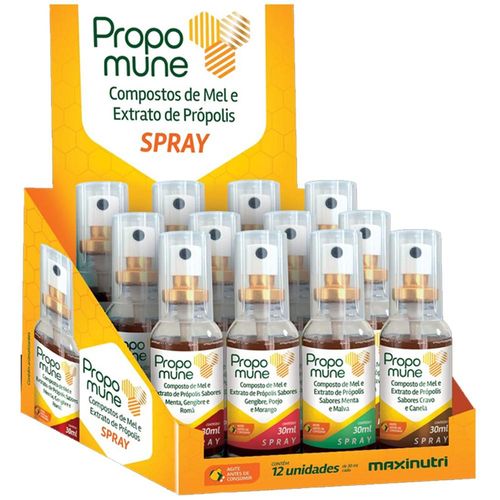 Propomune Extrato de Própolis Frasco Spray com 12 Unidades com 30ml