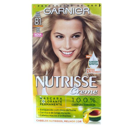 Tintura Permanente Nutrisse Creme 81 Louro Paixão Nacional com 1 Unidade