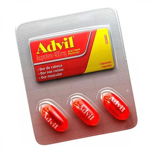 Advil 400mg com 12 Blísteres com 3 Cápsulas Moles
