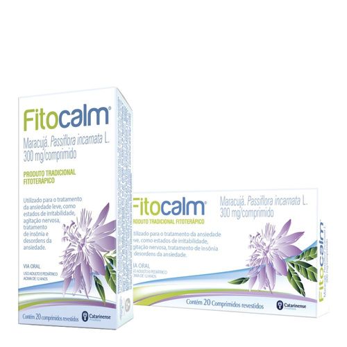 Fitocalm 300mg com 20 Comprimidos Revestidos