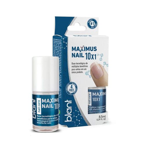 Base Fortalecedora Unhas Finas e Fracas Maximus 10 X 1 Blant 8,5ml