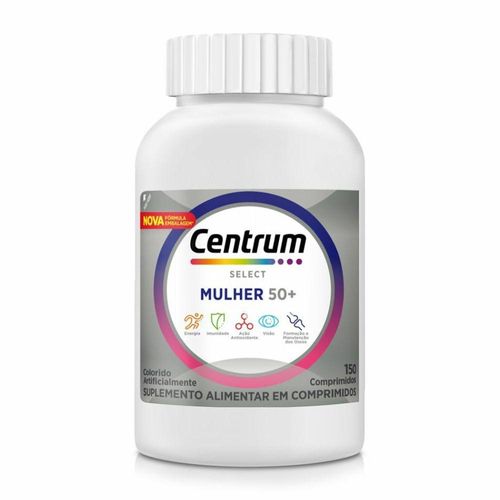 Centrum Select Mulher 50+ Polivitamínico com 150 Comprimidos