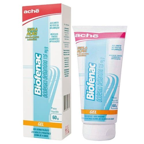 Biofenac 11,6mg/g Gel de Uso Dermatológico Bisnaga 60g