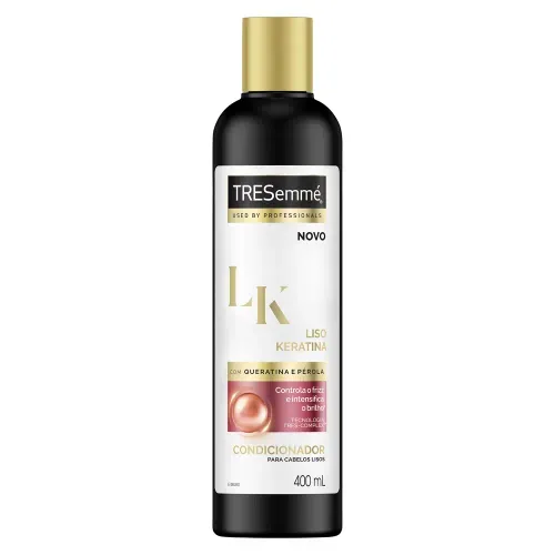 Condicionador Tresemmé Liso Keratina Frasco 400ml
