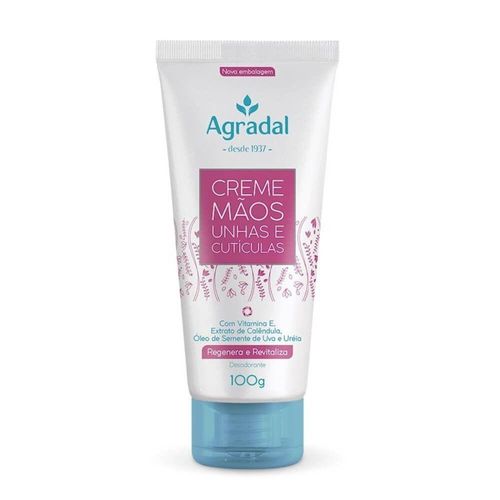 Creme Agradal para as Mãos Unhas e Cutículas 100g