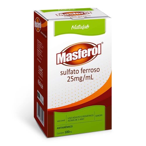Masferol 25mg/ml Xarope Frasco 100ml