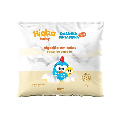 Algodão Bola Mini Hidra Baby Galinha Pintadinha 50g