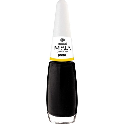 Esmalte Cremoso Preto Impala 7,5ml