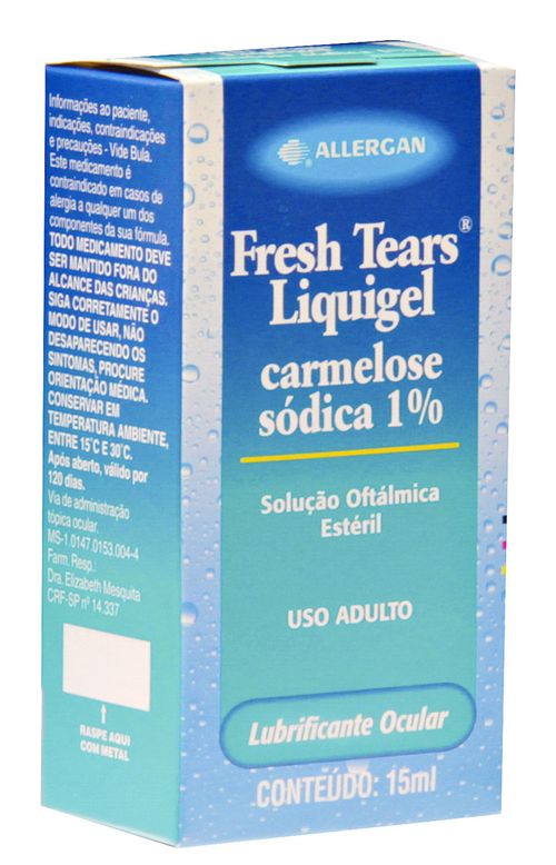 Fresh Tears Liquigel 10mg/ml Solução de Uso Oftálmico Frasco Gotejador 15ml