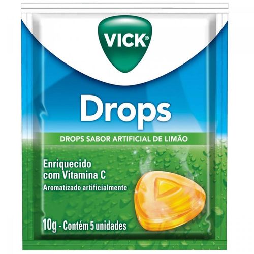 Pastilhas Vick Sabor Limão com 5 Unidades