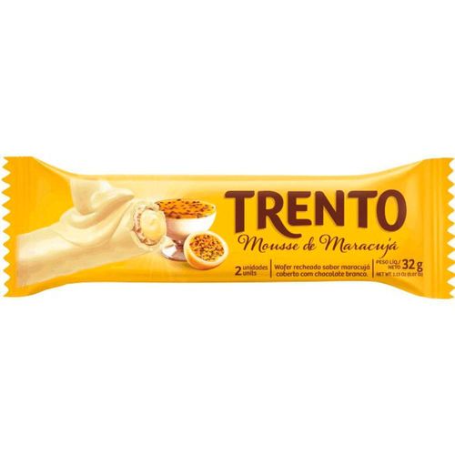 Stick de Chocolate Trento Sabor Mousse de Maracujá 32g