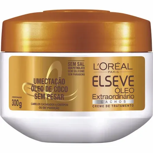 Creme de Tratamento Elseve Óleo Extraordinário Cachos 300g