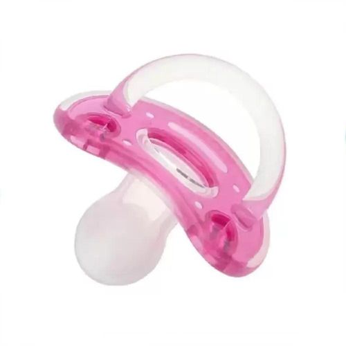 Chupeta Kuka Baby Elegance Plus Rosa Tamanho N° 1 Ortodôntica com 1 Unidade