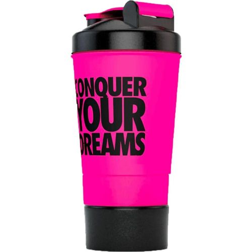 Coqueteleira Iridium Labs Shaker Conquer Your Dreams Cor Rosa 500ml