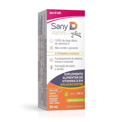 Sany D Gotas Maçã Verde 200UI 20ml