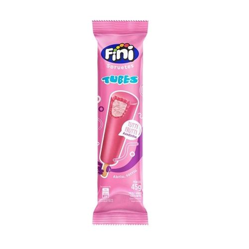 Picolé Fini Tubes Tutti Frutti 45g