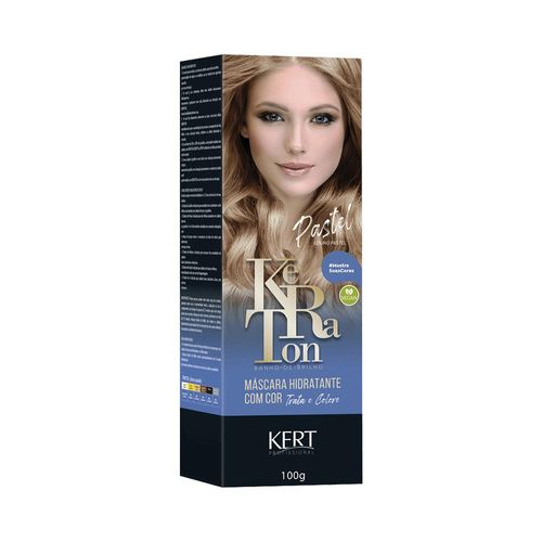 Tonalizante Banho de Brilho Cor Louro Pastel Keraton 100g
